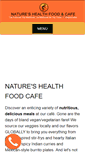 Mobile Screenshot of natureshealthfoodcafe.com